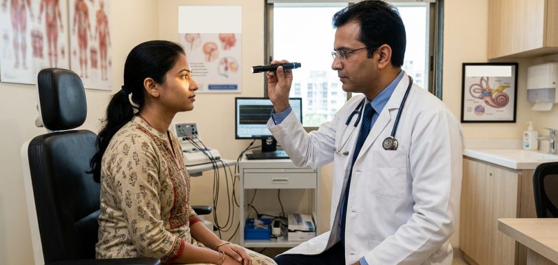 Neuro-otology vestibular eye tracking and balance evaluation of Indian patient